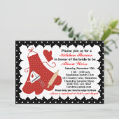 Keukenbridal Shower Invitation Kaart (Staand voorkant)