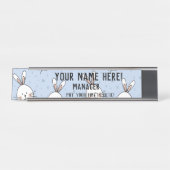 Keukenbunnies 0320 bureau naambordje (Voorkant)