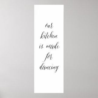 Keukendanteken 1 poster