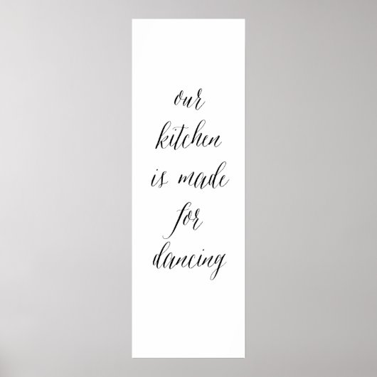 Keukendanteken 1 poster (Voorkant)