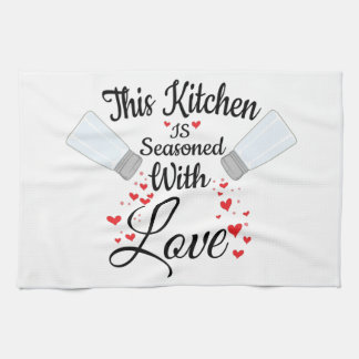 Keukendoek 'Seasoned With Love' Theedoek