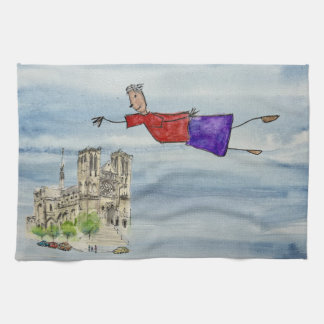 Keukendoek: Vliegende Joanna en Grace Cathedral Theedoek