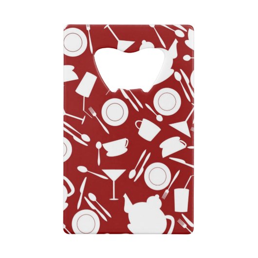 Keukenelementenpatroon Kredietkaart Flessenopener (Achterkant)