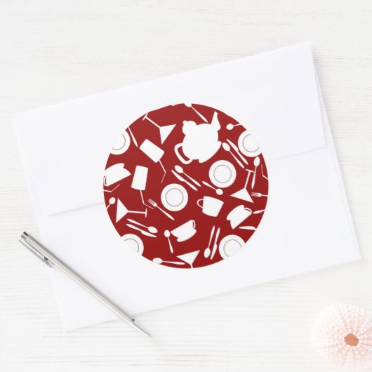 Keukenelementenpatroon Ronde Sticker (Envelop)