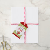 Keukengebakken aardbei Jam Gift Label Cadeaulabel (Met Touw)