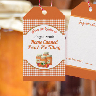 Keukengekookt perruitsaffier Label Cadeaulabel