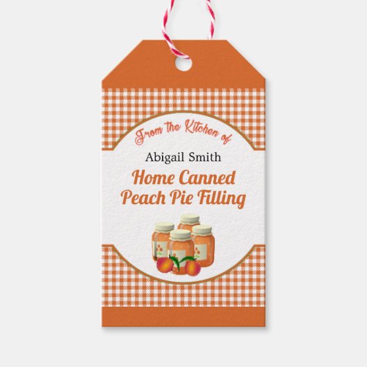 Keukengekookt perruitsaffier Label Cadeaulabel (Voorkant)