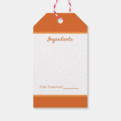 Keukengekookt perruitsaffier Label Cadeaulabel (Achterkant)