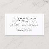 keukengereedschap | Cooking Catering Visitekaartje (Achterkant)