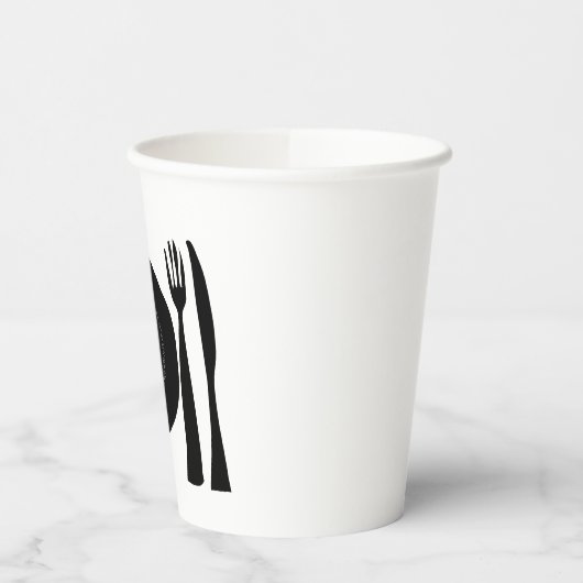 keukengereedschap papieren bekers (Links)