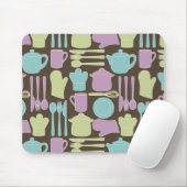 Keukengereedschap Patroon 2 Muismat (Met muis)