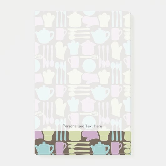 Keukengereedschap Patroon 2 Post-it® Notes (Voorkant)