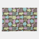 Keukengereedschap Patroon 2 Theedoek (Horizontaal)