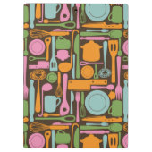 Keukengereedschap Patroon 3 Klembord (Achterkant)