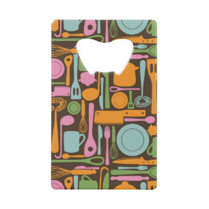 Keukengereedschap Patroon 3 Kredietkaart Flessenopener