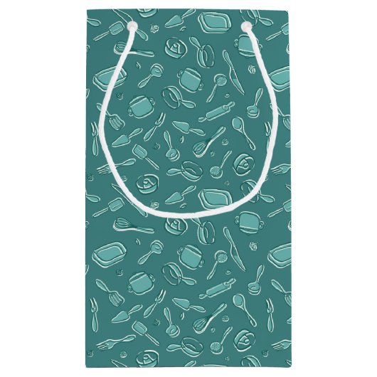 Keukengereedschap Patroon Klein Cadeauzakje (Achterkant)