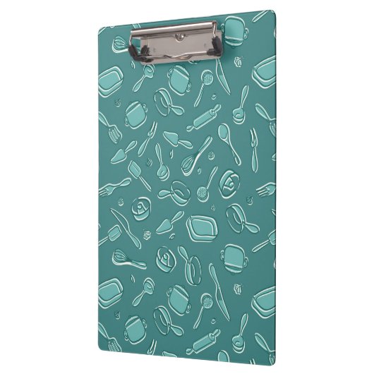 Keukengereedschap Patroon Klembord (Links)