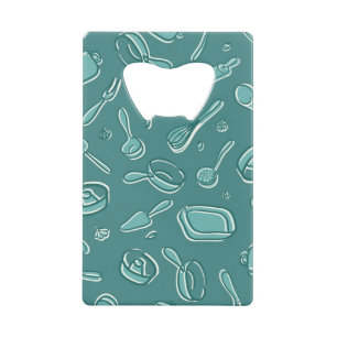 Keukengereedschap Patroon Kredietkaart Flessenopener