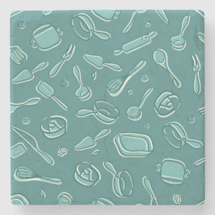 Keukengereedschap Patroon Stenen Onderzetter