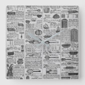 keukengereedschap vierkante klok (Voorkant)