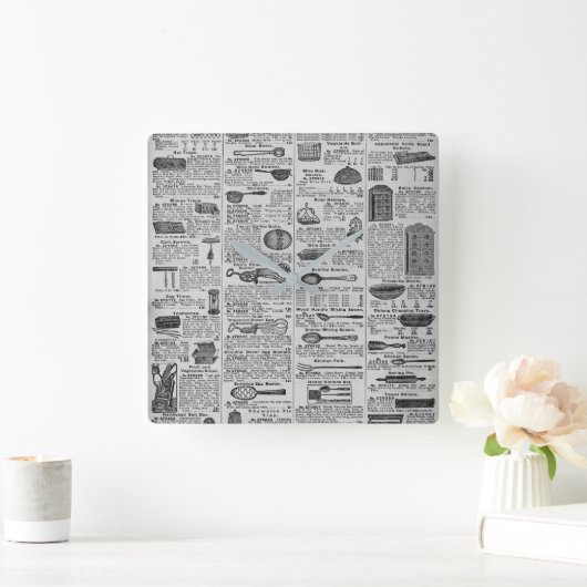 keukengereedschap vierkante klok (Huis)