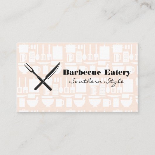 keukengereedschap visitekaartje (Voorkant)