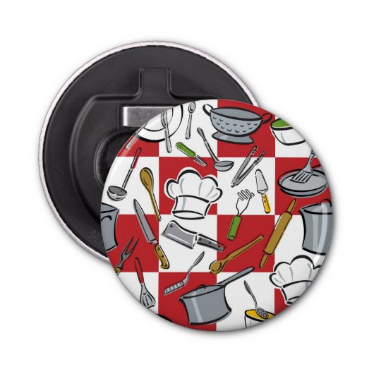 Keukengereedschappen Button Flesopener (Voorkant)