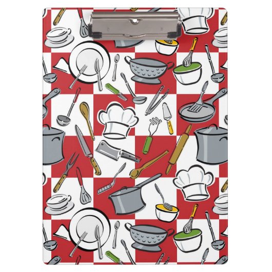 Keukengereedschappen Klembord (Voorkant)