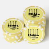Keukengereedschapsafbeelding cartoon poker chips (Opstapeling)