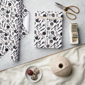 Keukengereedschapswerktuigen Thema-verpakkingspapi Cadeaupapier