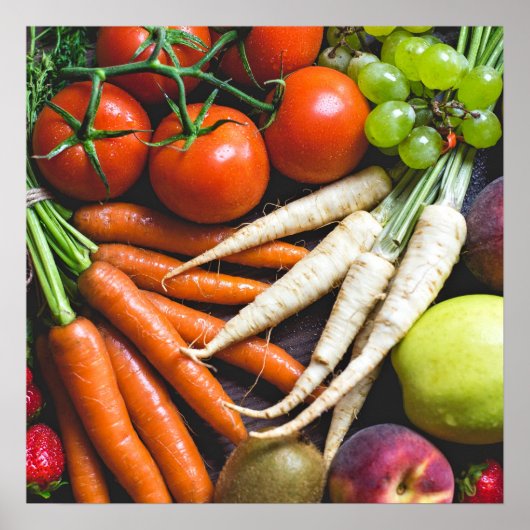 Keukengerei en poster van Veggies (Voorkant)