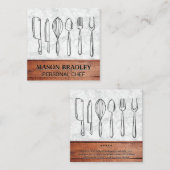 Keukengerei | Grill Master Vierkante Visitekaartje (Voorkant / Achterkant)