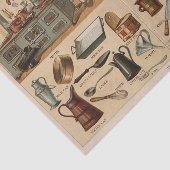 keukengerei illustratie tissuepapier (Detail)