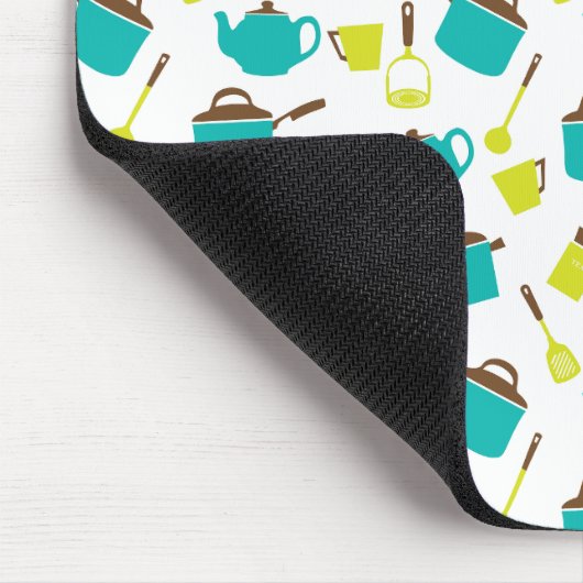 Keukengerei, met de klok mee, messenmakerswerk, ke muismat (Hoek)