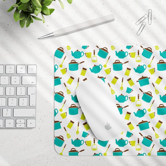 Keukengerei, met de klok mee, messenmakerswerk, ke muismat