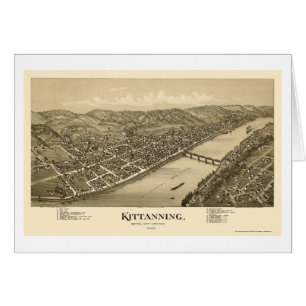 Keukengerei, PA Panoramische Kaart - 1896