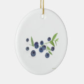 Keukengerei van bosbessen waterverf paars keramisch ornament (Rechts)