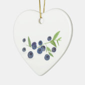 Keukengerei voor de waterverf van bosbessen keramisch ornament (Links)