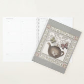Keukenglazen theepot-beige kleuren planner (Display)