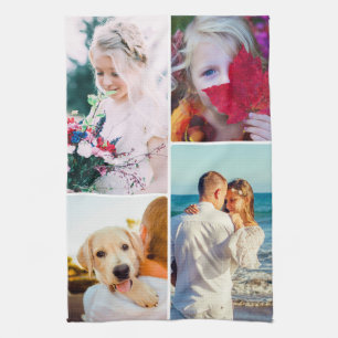 Keukenhanddoek 4 Sjabloon met foto's