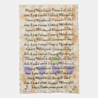 Keukenhanddoek "8 dozen van Matzah in alle "