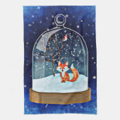 Keukenhanddoek blauw (Verticaal)