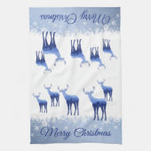Keukenhanddoek - De deer Snowflakes (Verticaal)
