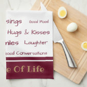 Keukenhanddoek - De puinhoop van het Leven (Quarter Fold)