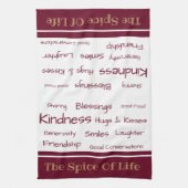 Keukenhanddoek - De puinhoop van het Leven (Verticaal)