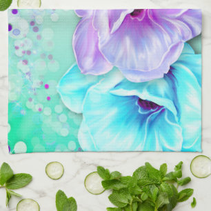 Keukenhanddoek/Floral, Bokah en Butterfly Theedoek