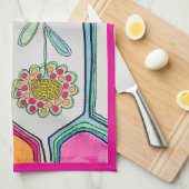 KEUKENHANDDOEK "FLORAL WHISPERS" (Quarter Fold)