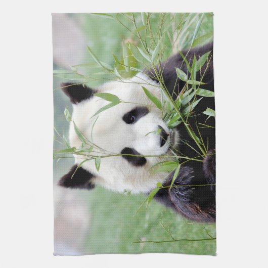 keukenhanddoek Foto reus panda, animal 0221. (Verticaal)