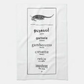 keukenhanddoek | Garnaal (Verticaal)