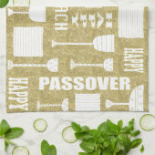 Keukenhanddoek "Happy Pesach/Pesach" (Gevouwen)
